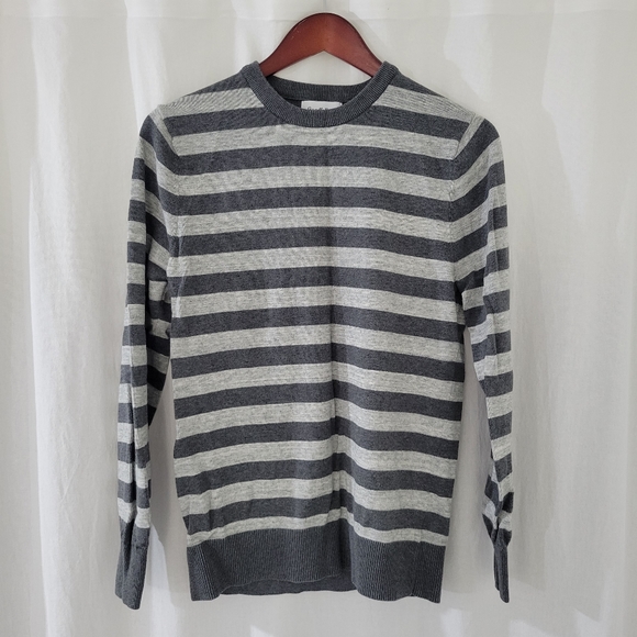 Goodfellow & Co Other - EUC Goodfellow & Co Grey Striped Crewneck Men's Size S